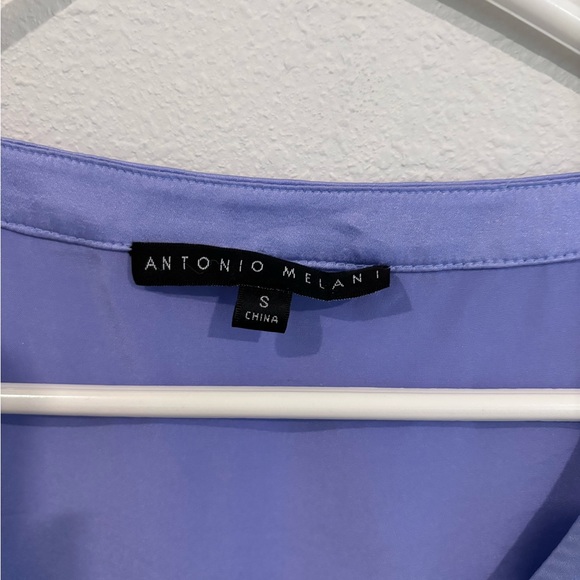 Antonio Melani Purple Silk Tank Top - Picture 3 of 4